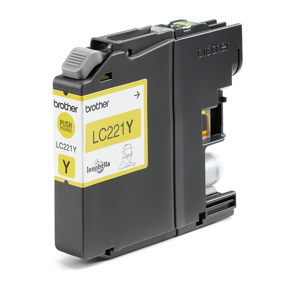 Genuine Brother LC221Y Ink Cartridge – Yellow 2